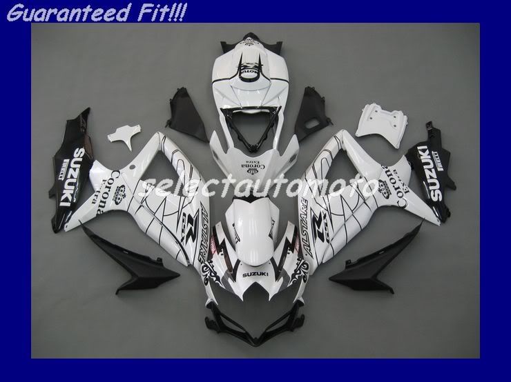 selectautomoto 08 GSXR 600 750 aftermarket guaranteed fit fairing